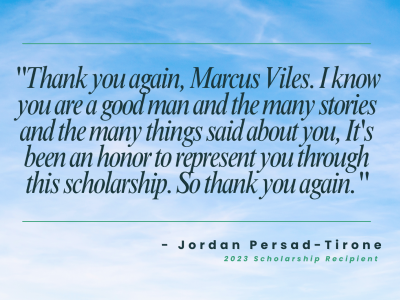 Viles & Beckman, LLC's Annual Marcus W. Viles Community Growth Scholarship Award